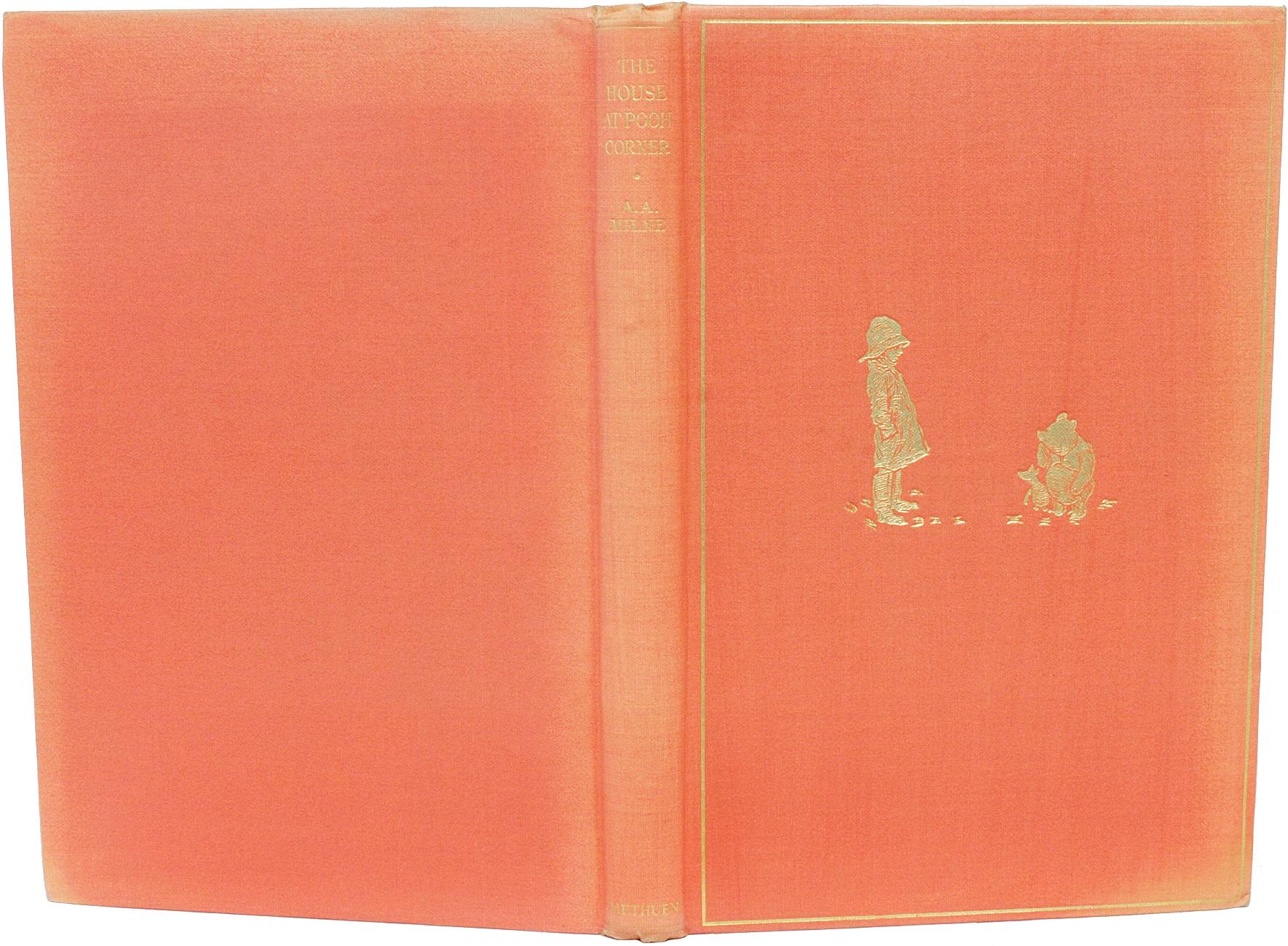 British A. A. MILNE. The House At Pooh Corner. 1928 - FIRST EDITION WITH THE DUST JACKET