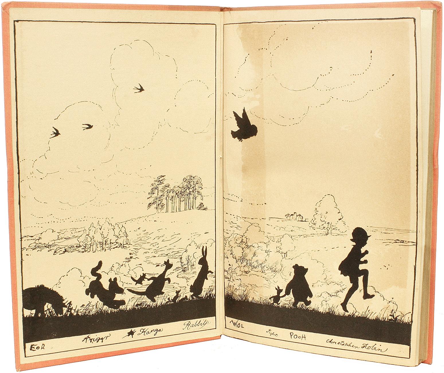 A. A. MILNE. The House At Pooh Corner. 1928 - FIRST EDITION WITH THE DUST JACKET 1