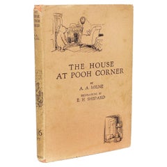 A. A. MILNE. The House At Pooh Corner. 1928 - FIRST EDITION WITH THE DUST JACKET