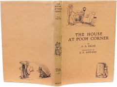 A. A. MILNE. The House At Pooh Corner. FIRST EDITION - 1928 - With The DJ