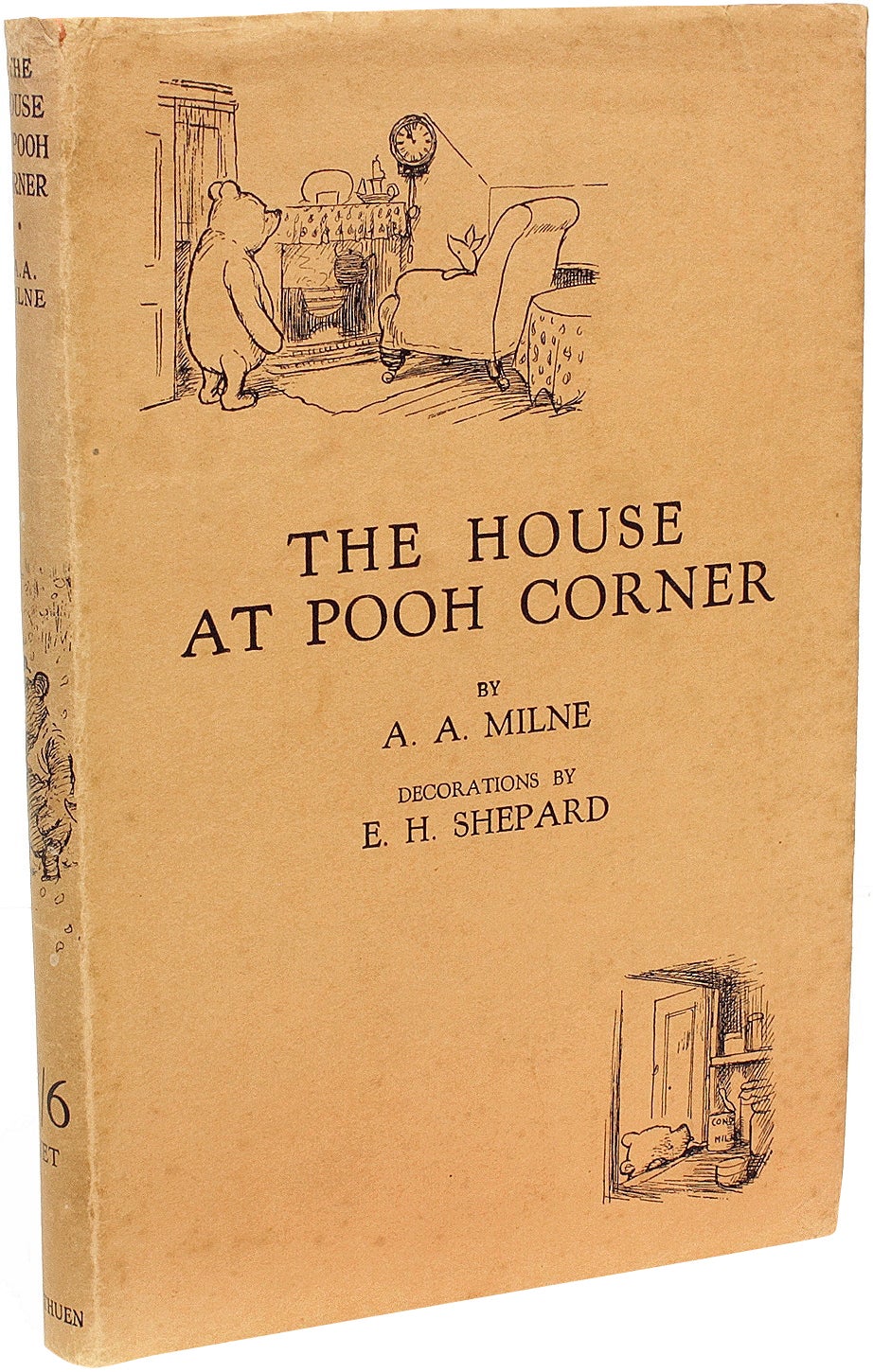 A. MILNE. The House At Pooh Corner. ERSTAUSGABE – 1928 – Mit Schutzumschlag im Angebot