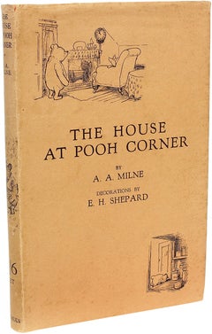 A. A. MILNE. The House At Pooh Corner. FIRST EDITION - 1928 - With The DJ