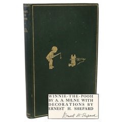 A. A. MILNE. Winnie The Pooh. 1ST ED 1ST PRINTING SIGNED BY E. H. SHEPARD - 1926