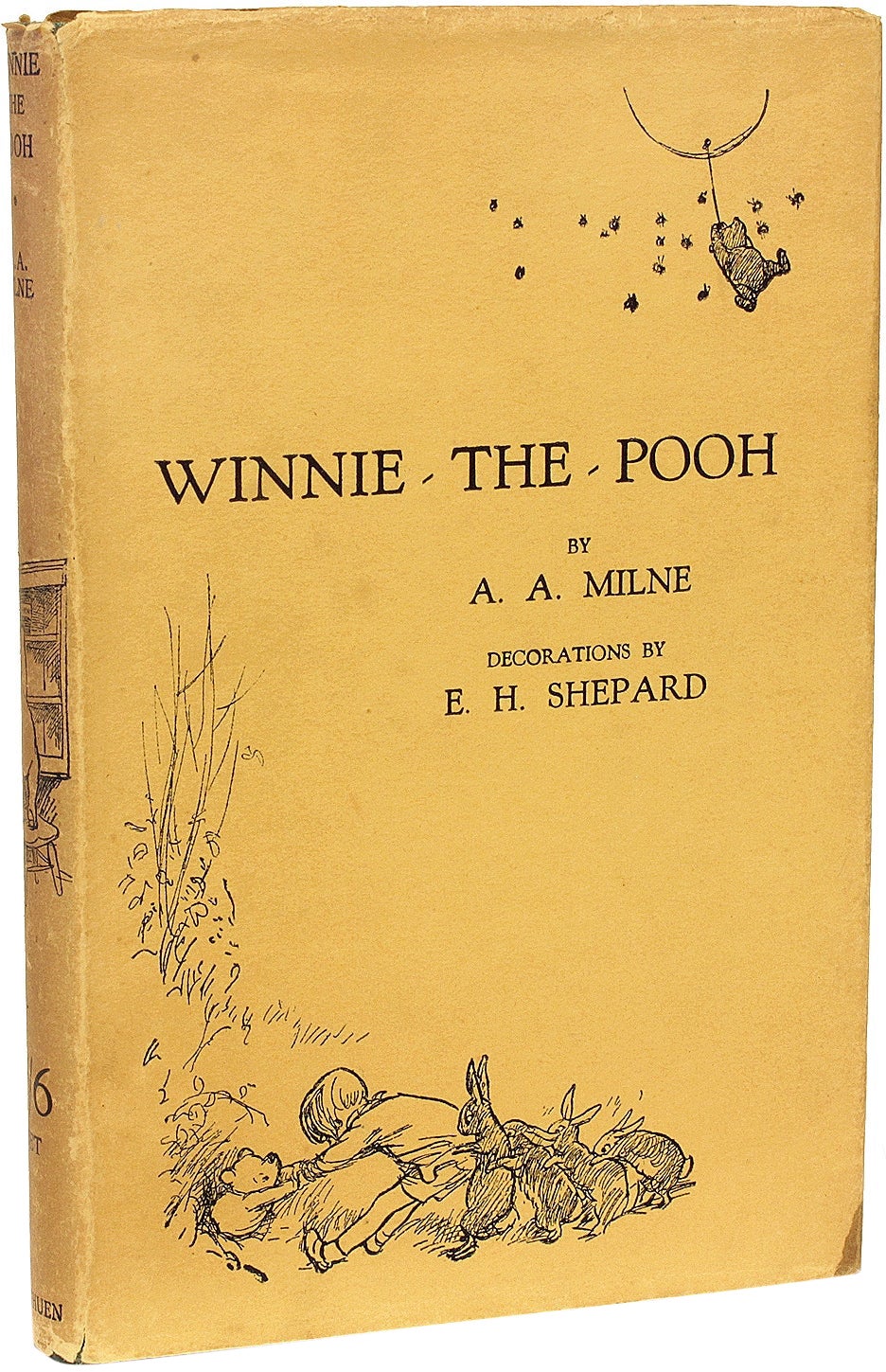 A. MILNE. Winnie The Pooh PREMIÈRE ÉDITION - PREMIER TIRAGE - 1926 Avec la jaquette