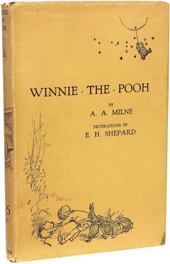 A. A. MILNE. Winnie The Pooh. FIRST EDITION - FIRST PRINTING - 1926 With The DJ