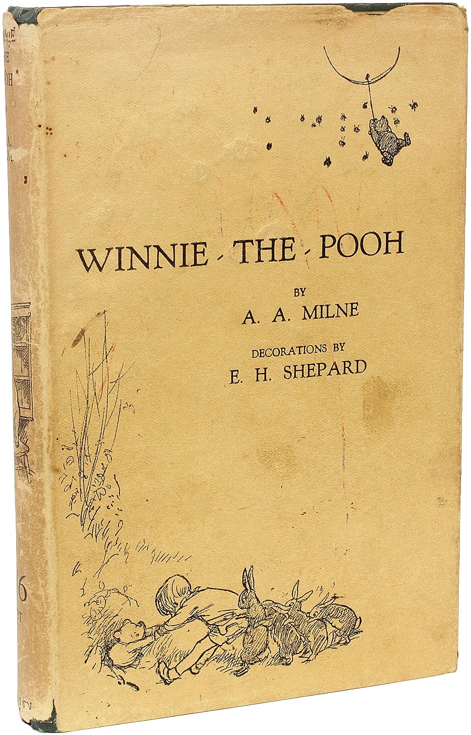 A. MILNE. Winnie The Pooh PREMIÈRE ÉDITION - PREMIER TIRAGE - 1926 Avec la jaquette