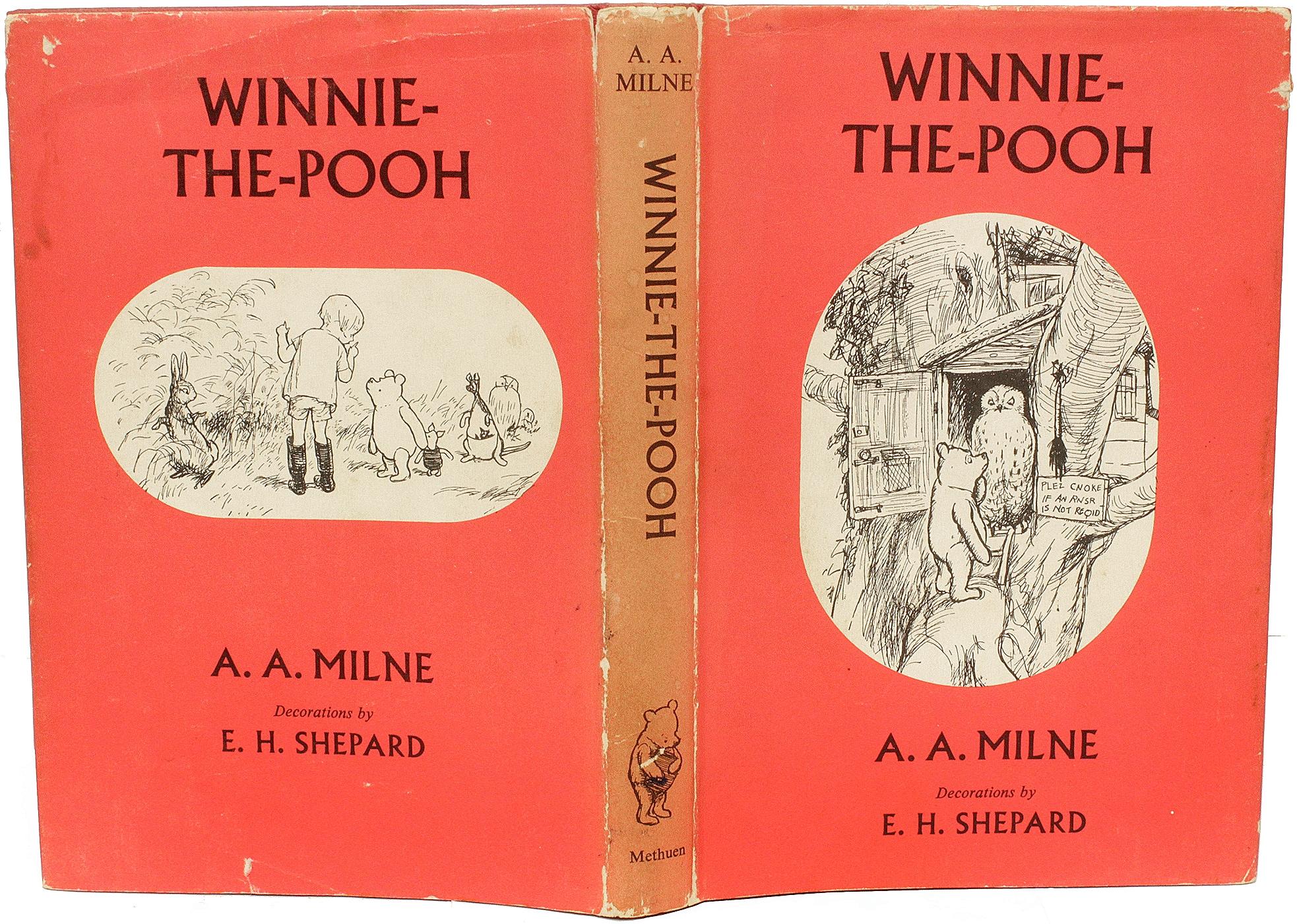Mid-20th Century A. A. MILNE. Winnie The Pooh. SIGNED AND DATED BY CHRISTOPHER (ROBIN) MILNE ! For Sale