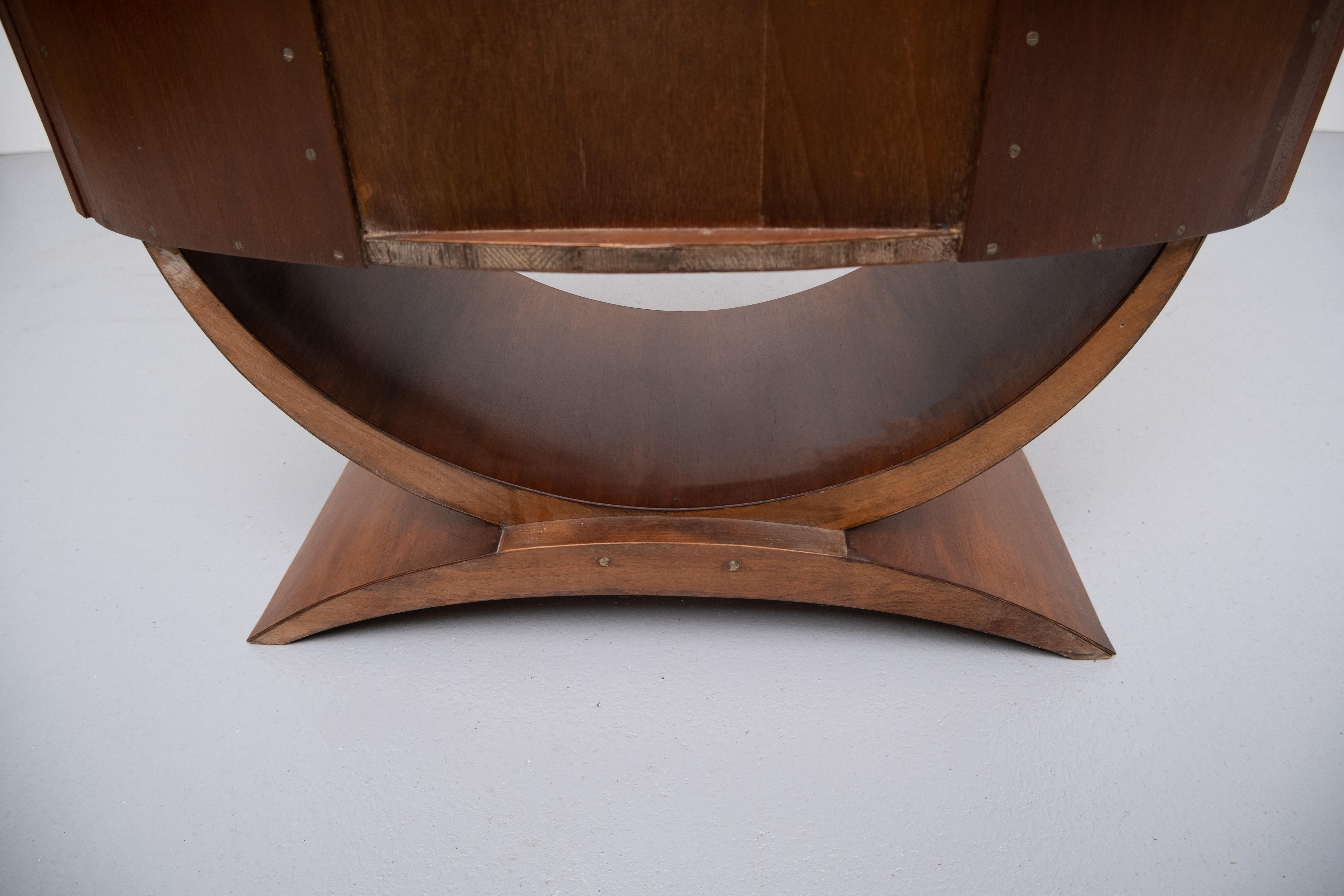 A A Patijn Curved Dressing Table, 1950s, Holland 5