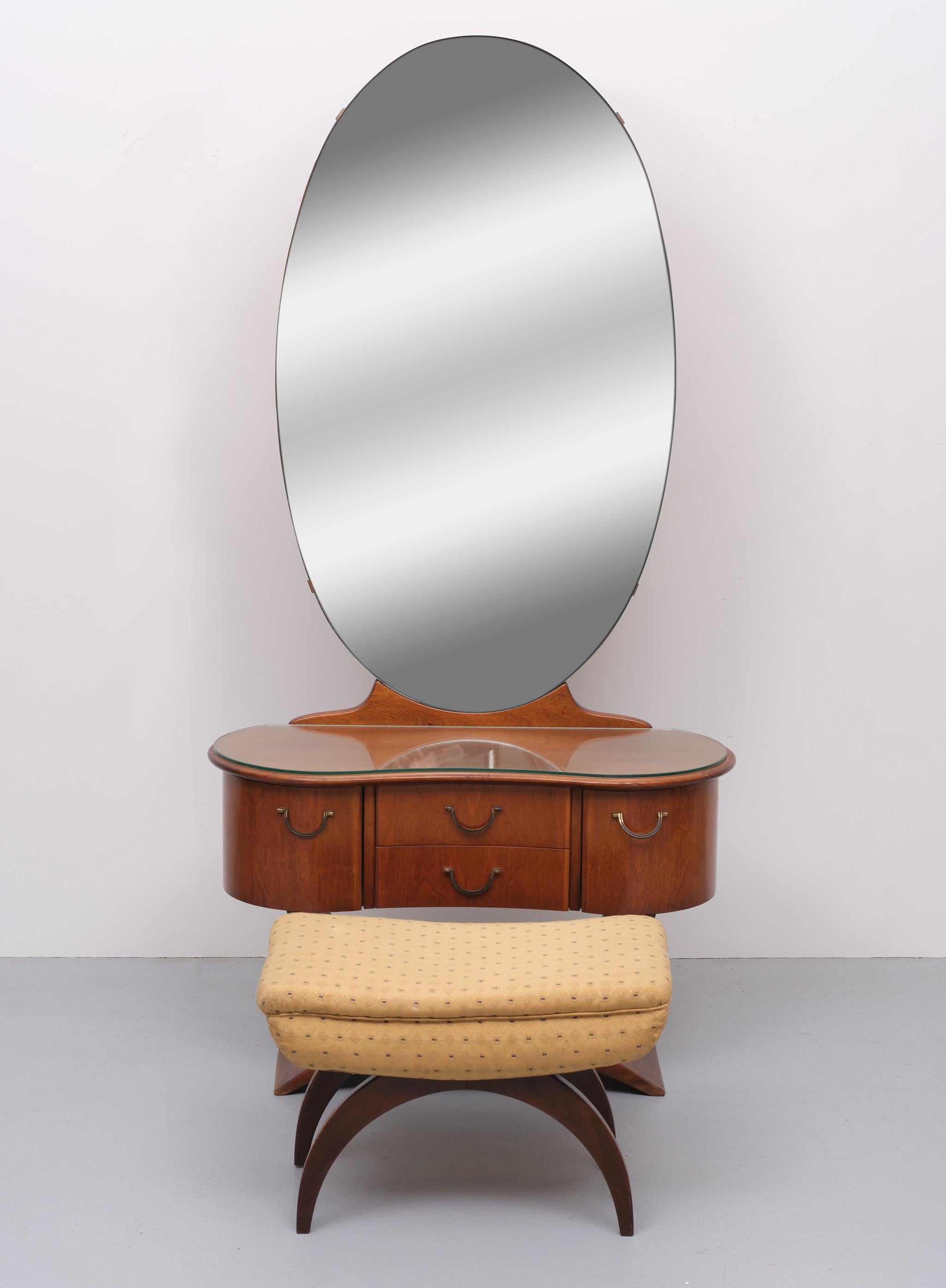 A A Patijn Curved Vanity and stool  Zijlstra Joure Holland  1
