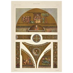 Byzantine Decorative Style - Chromolithograph after A. Alessio