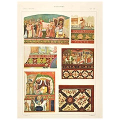 Byzantine Decorative Style - Chromolithograph after A. Alessio