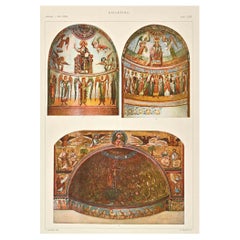 Byzantine Decorative Style - Chromolithograph after A. Alessio