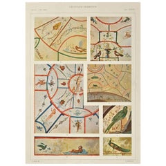 Christian Primitive Decorative Style- Chromolithograph after A. Alessio