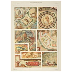 Christian Primitive Decorative Style - Chromolithographie d
aprs A. Alessio