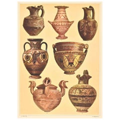 Dekorative Motive – Italienisch – Chromolithographie von A. Alessio – frühes 20. Jahrhundert