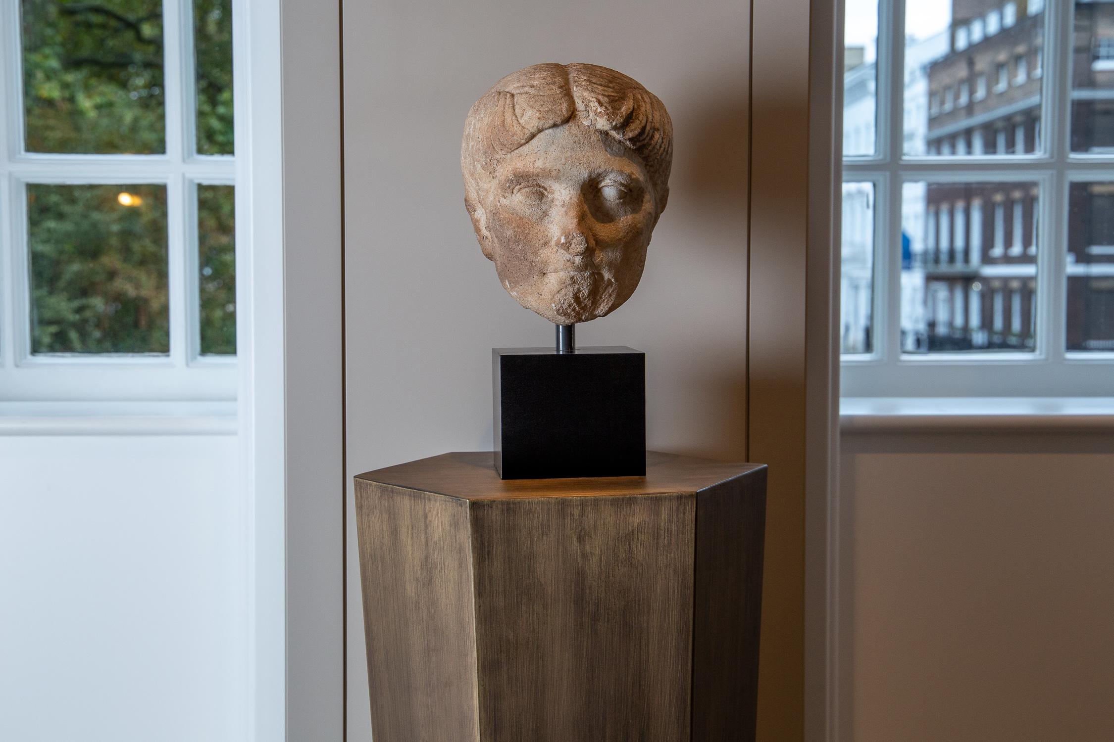 Classical Roman Ancient Roman Marble Bust of a Woman, 1st Century BC-1st century AD