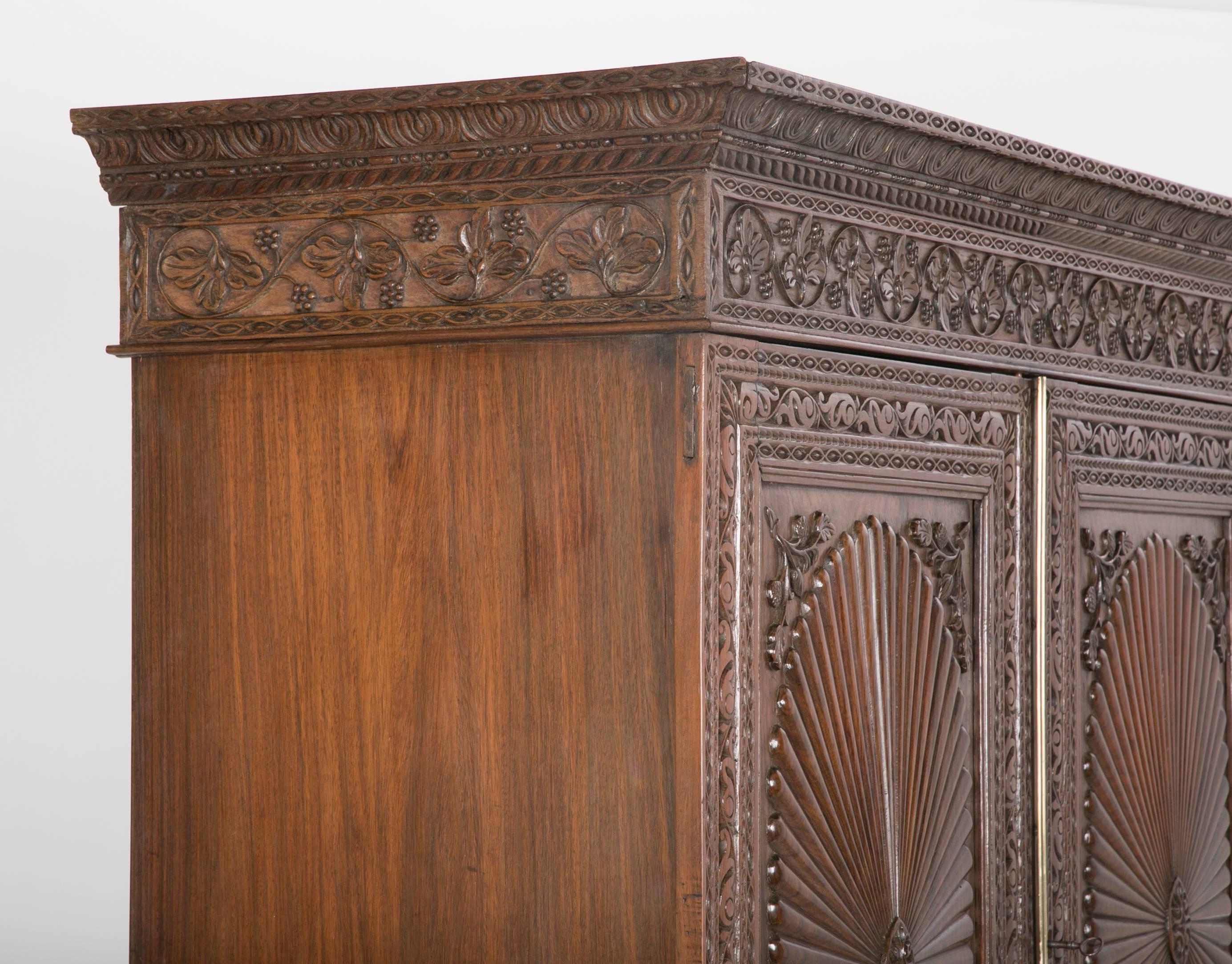 Anglo-Indian Rosewood Regency Style Cabinet 8
