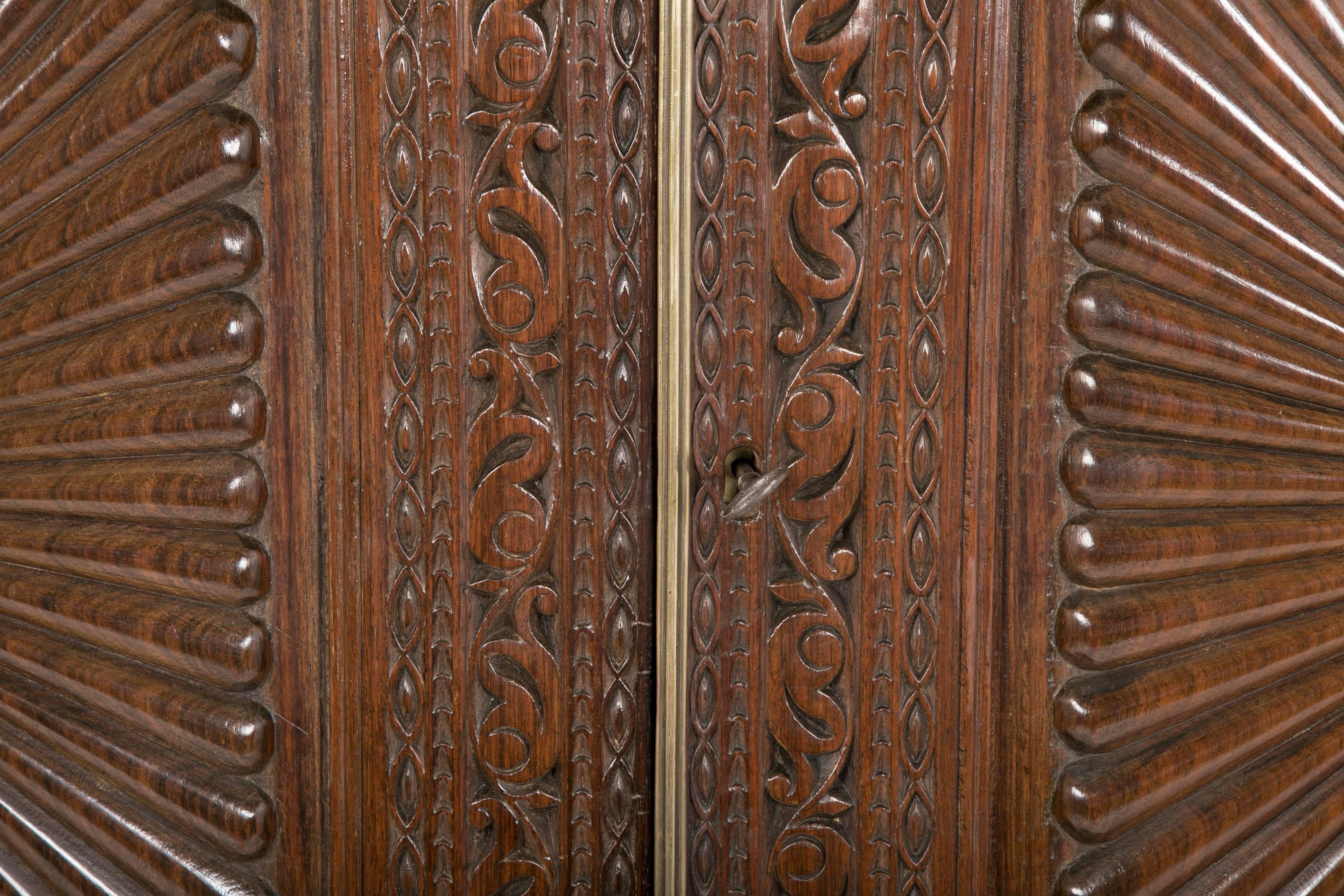 Anglo-Indian Rosewood Regency Style Cabinet 2