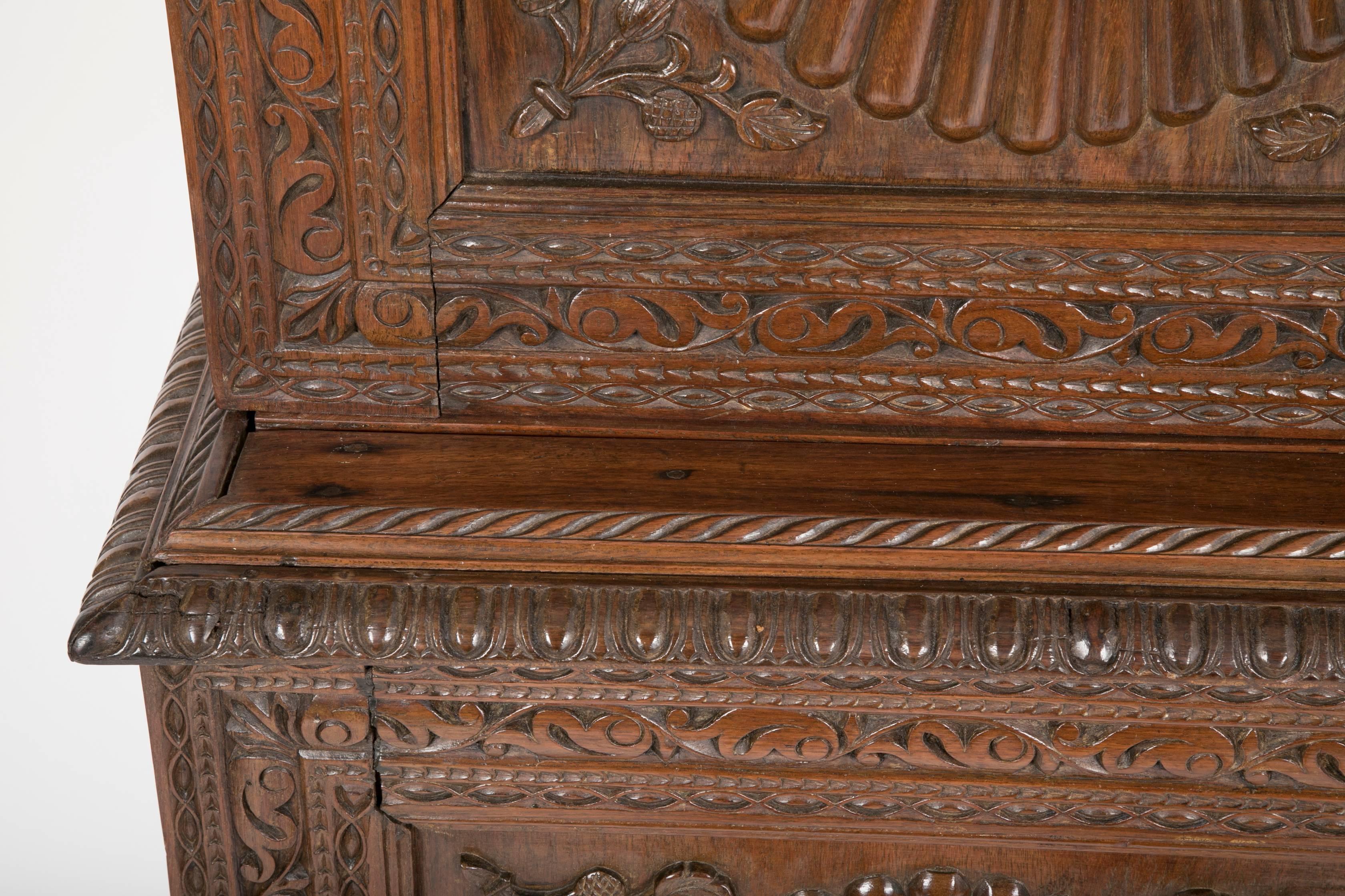 Anglo-Indian Rosewood Regency Style Cabinet 3