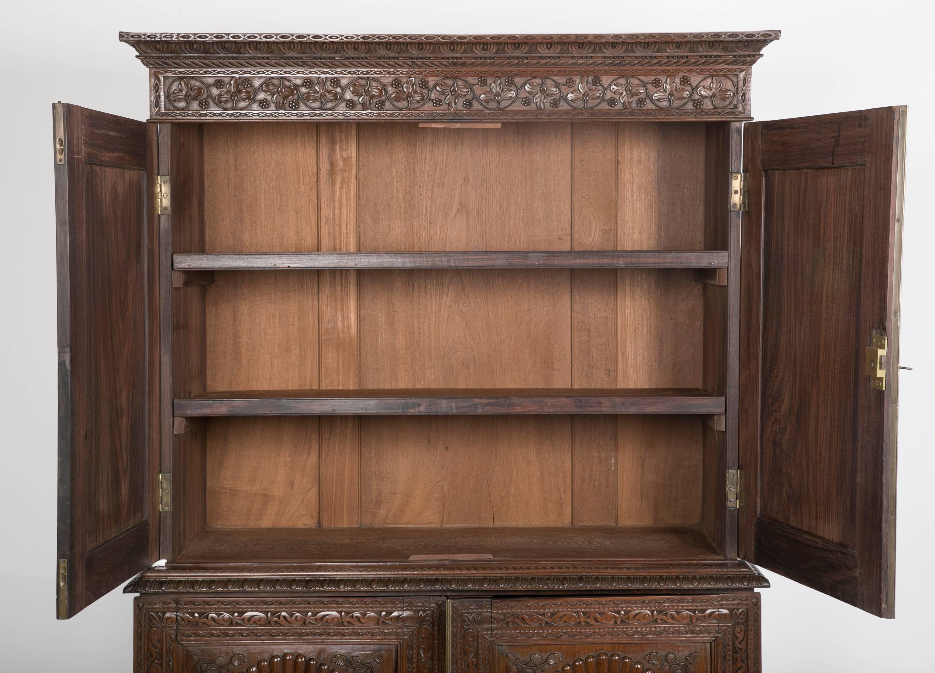 Anglo-Indian Rosewood Regency Style Cabinet 4