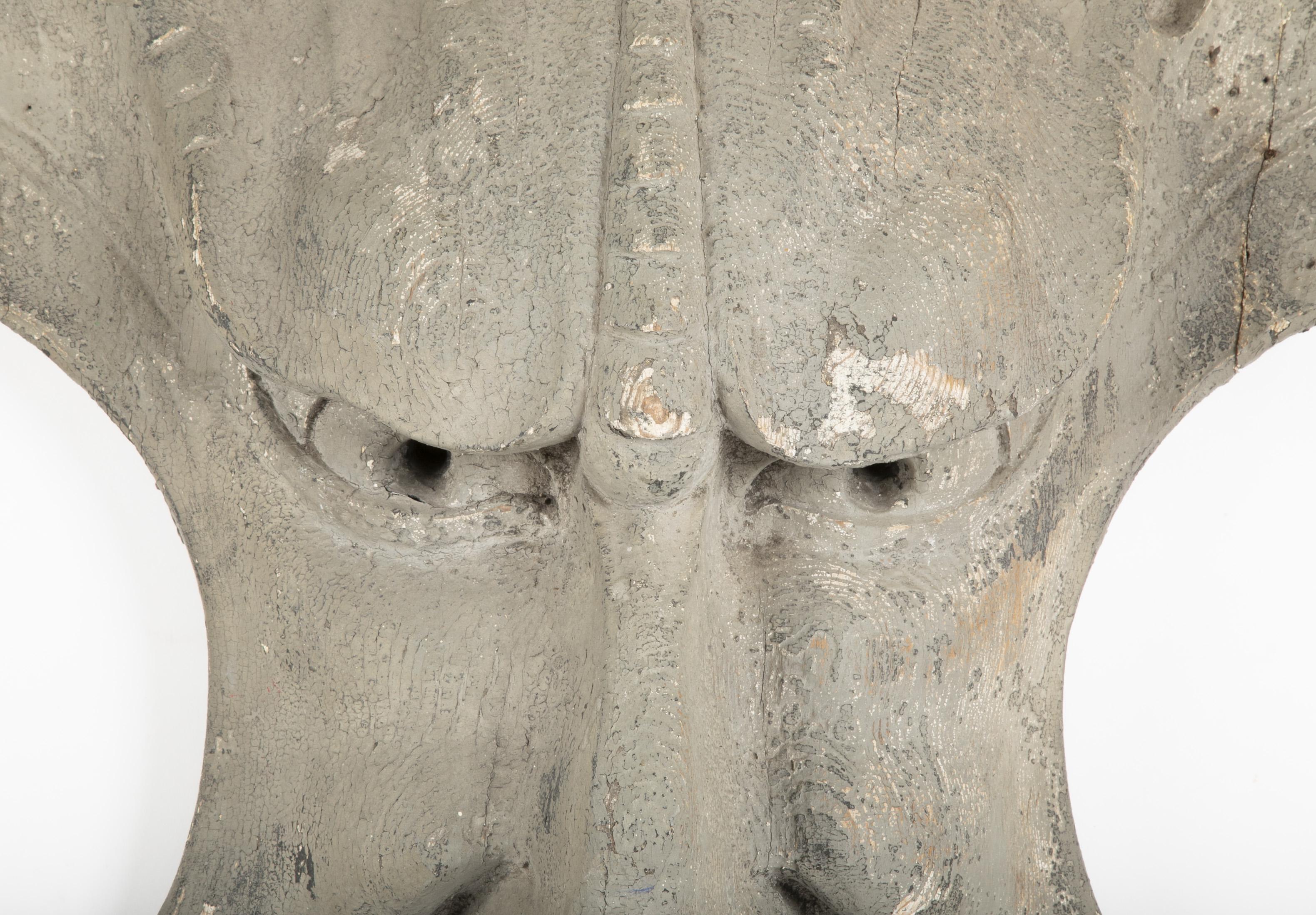 Architectural Element in the Form of a Face For Sale 3