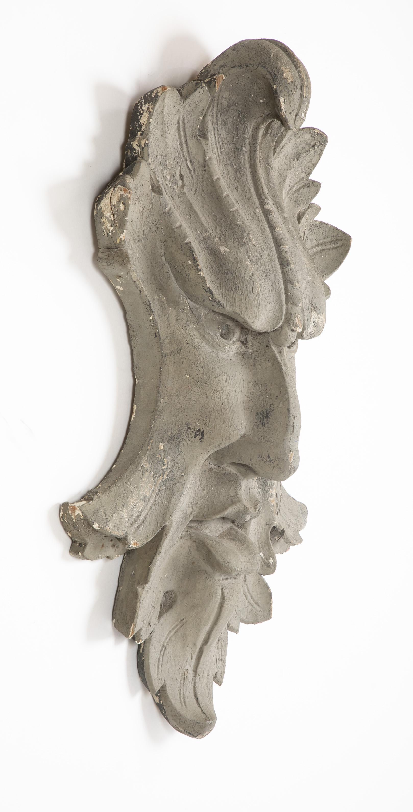 Architectural Element in the Form of a Face For Sale 1