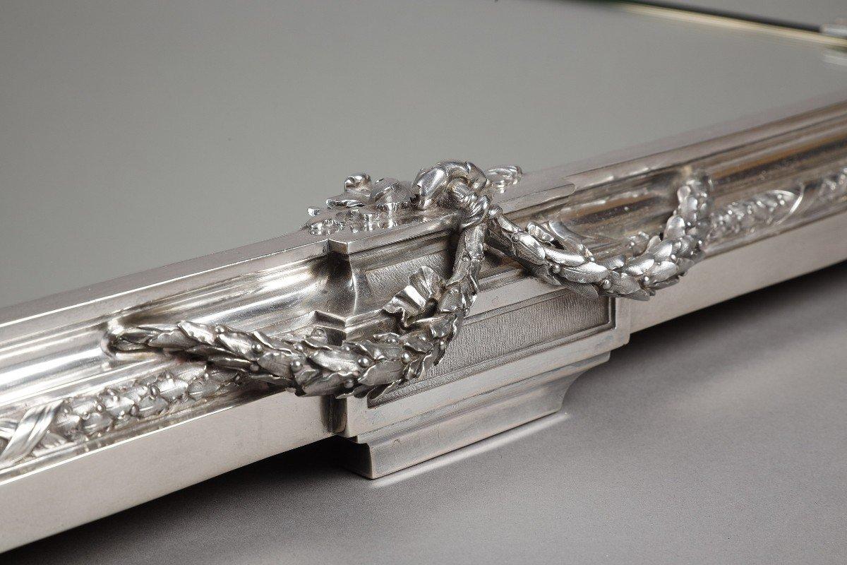 A. Aucoc - Surtout Table In Three Parts Sterling Silver L. XVI - Nineteenth In Excellent Condition For Sale In SAINT-OUEN-SUR-SEINE, FR