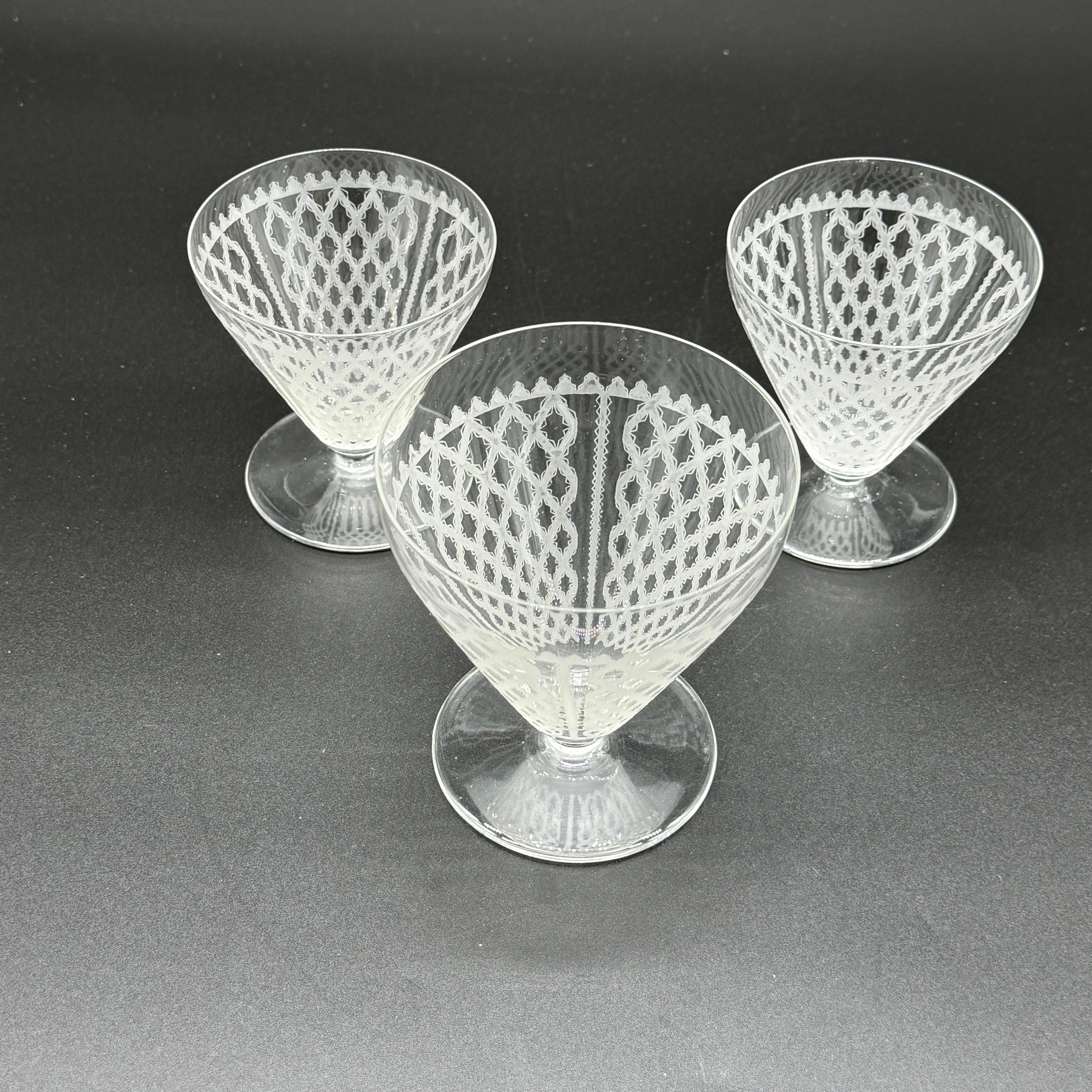 A Baccarat Cristal Glass Service 3