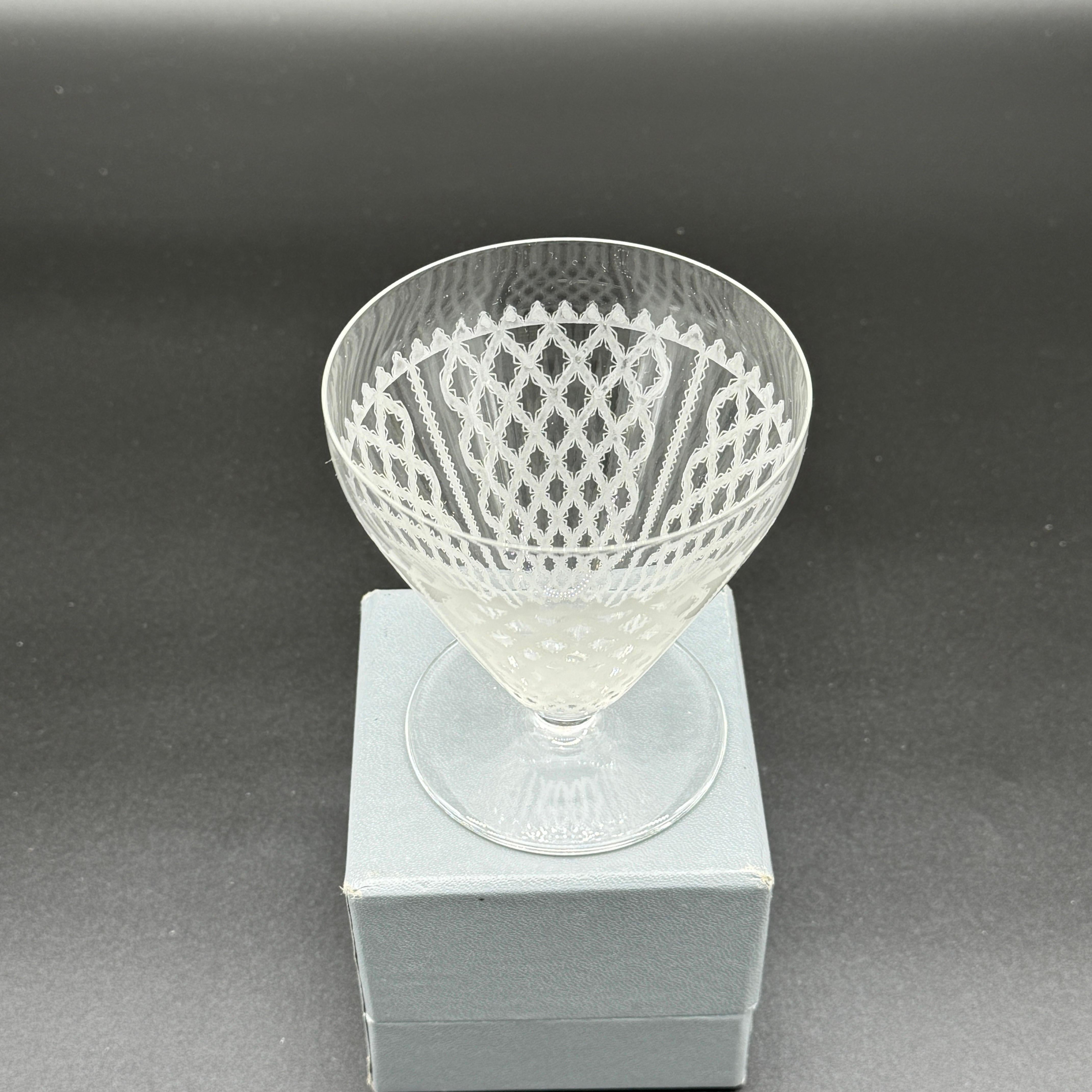 A Baccarat Cristal Glass Service 5
