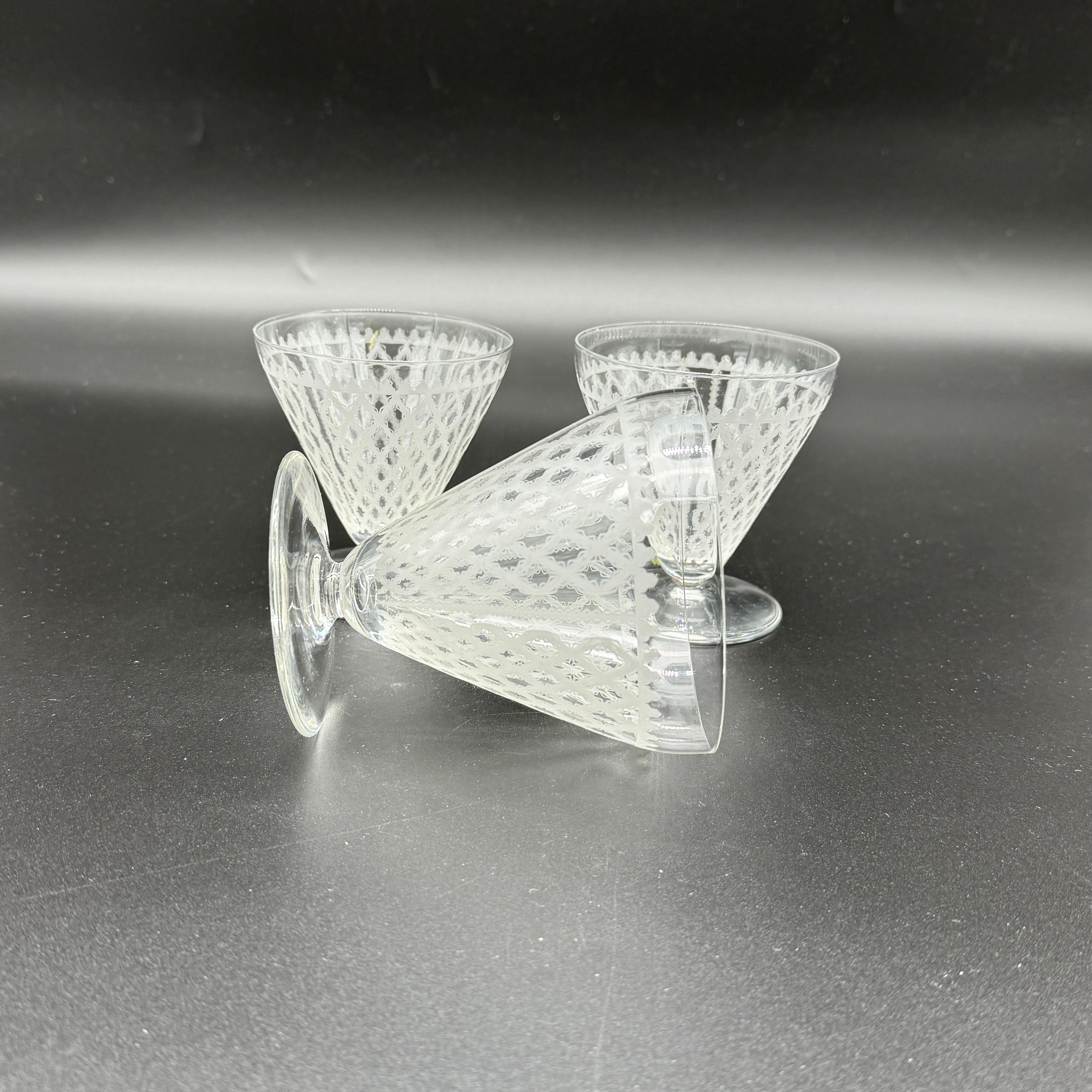 Art Deco A Baccarat Cristal Glass Service