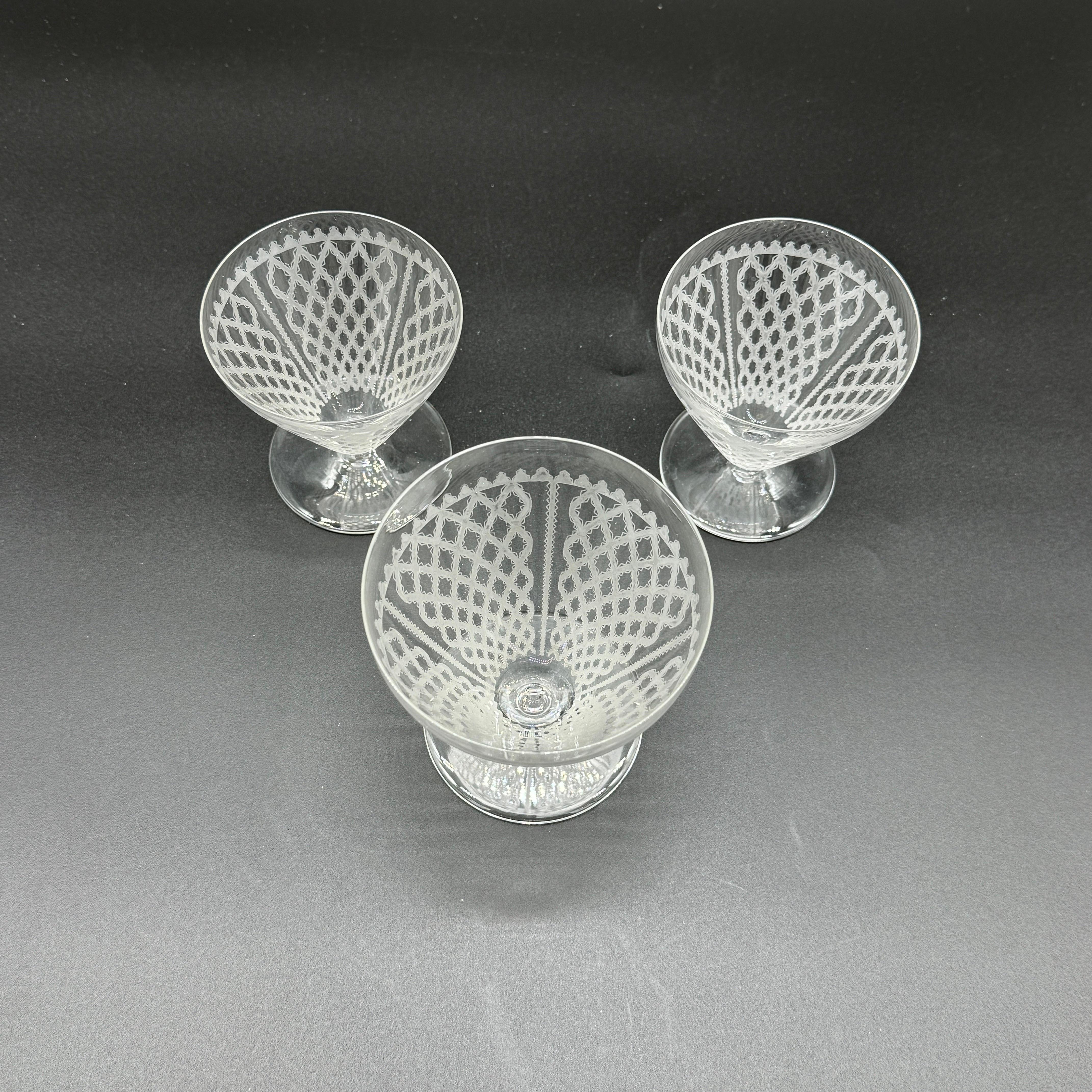 Mid-20th Century A Baccarat Cristal Glass Service