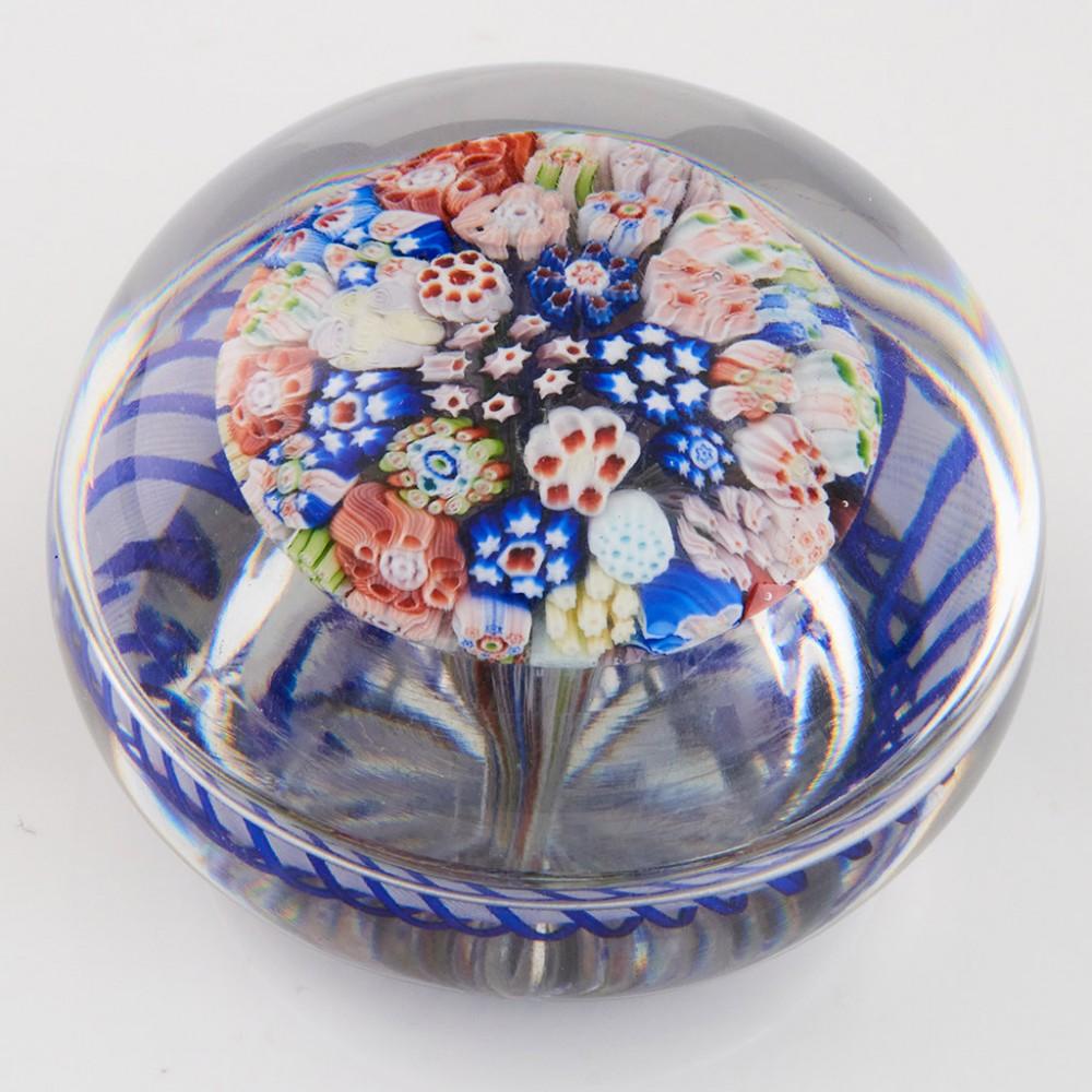 Baccarat Mushroom Torsade Paperweight, circa 1850 For Sale at 1stDibs