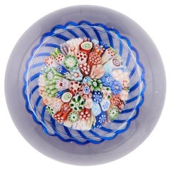 Baccarat Mushroom Torsade Paperweight, circa 1850
