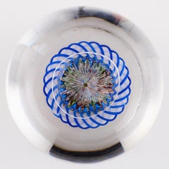 Baccarat Mushroom Torsade Paperweight, circa 1850