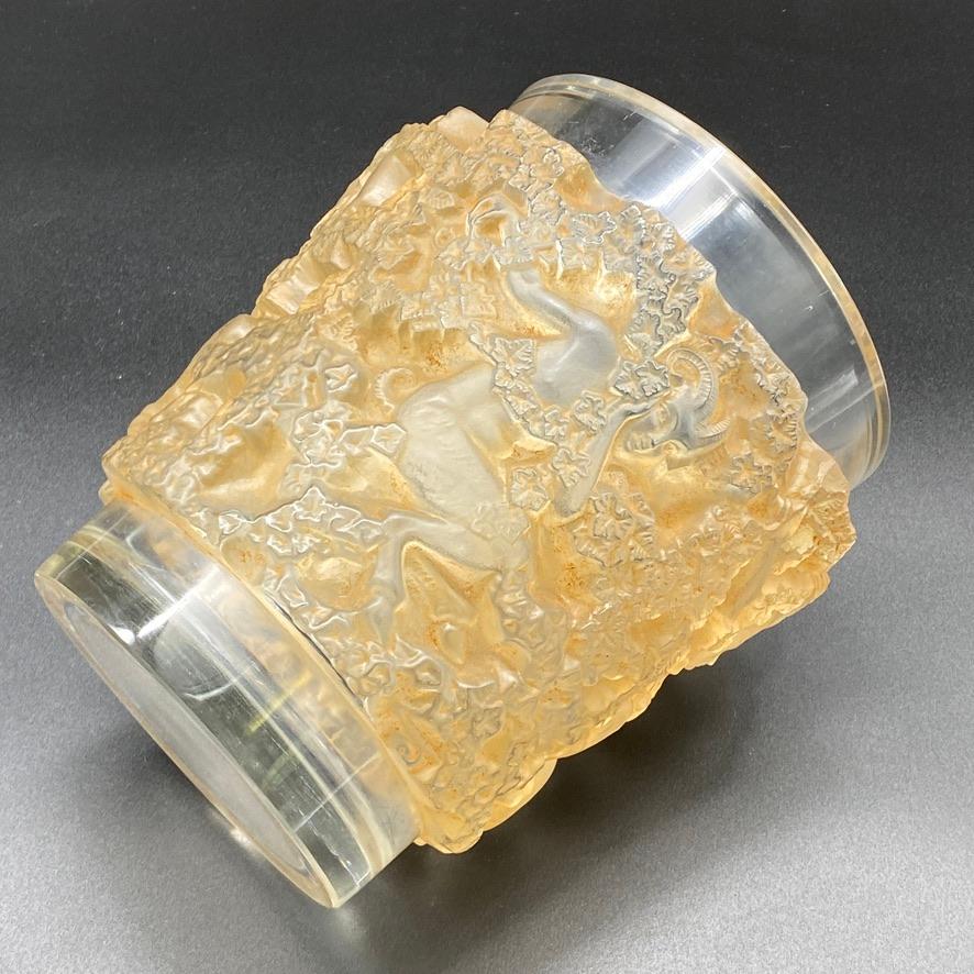 Bacchus Glass Vase by R.Lalique For Sale 2