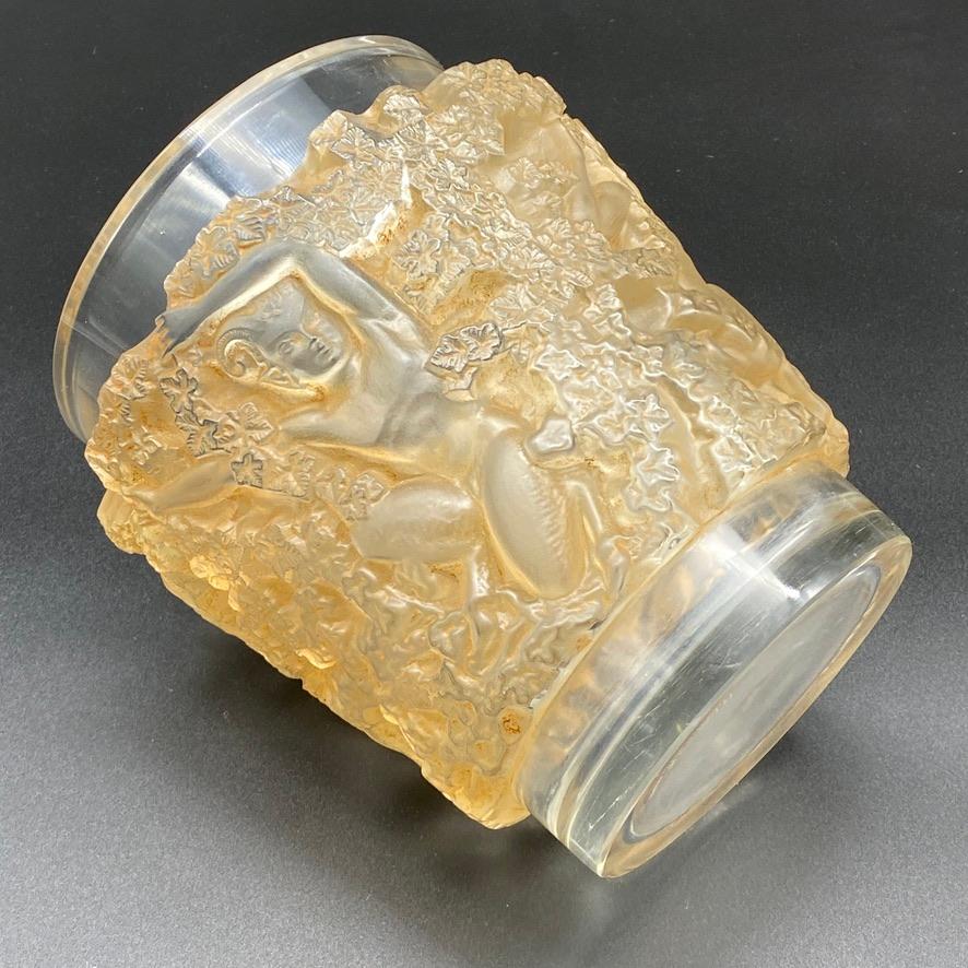 Bacchus Glass Vase by R.Lalique For Sale 1