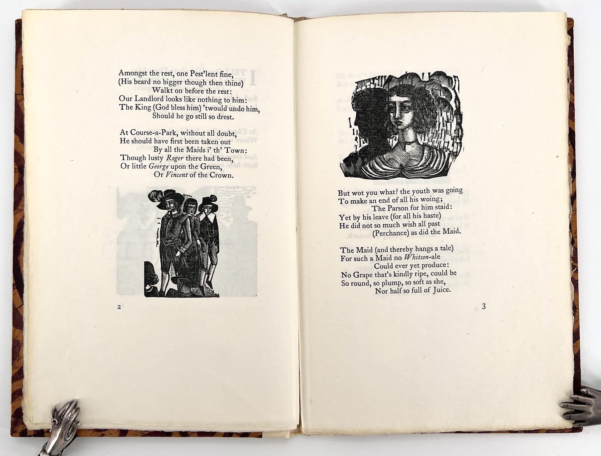 20th Century A Ballad Upon a Wedding – Eric Ravilious engravings / Golden Cokerell Press For Sale