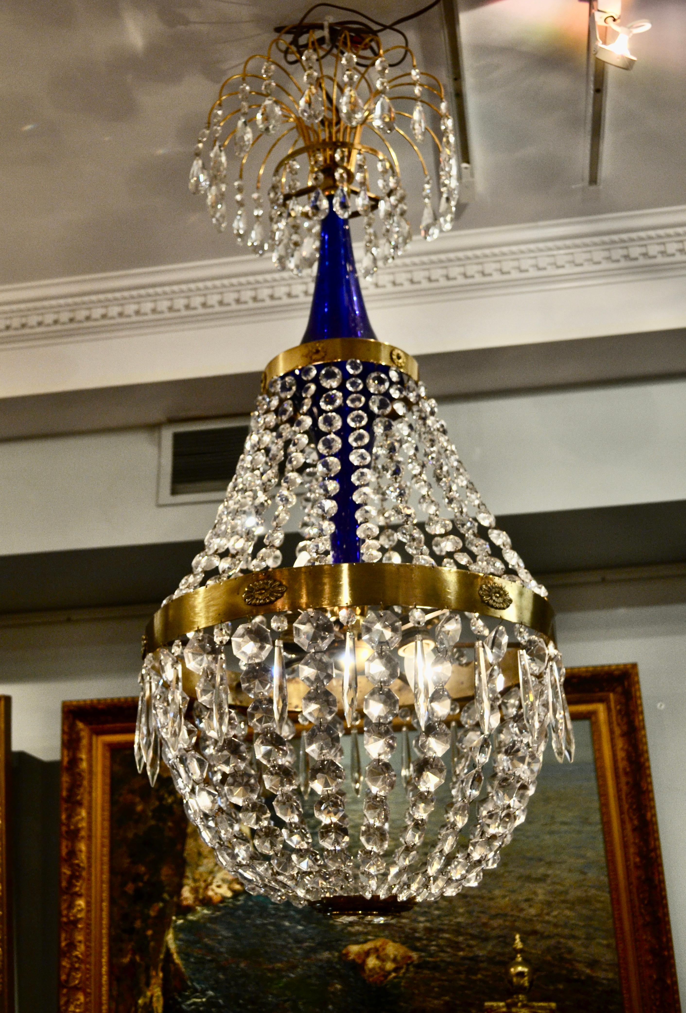 20th Century Baltic / Russian Style Chandelier For Sale