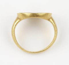 A Banded Agate Intaglio Engraved with the Chi-Rho Symbol