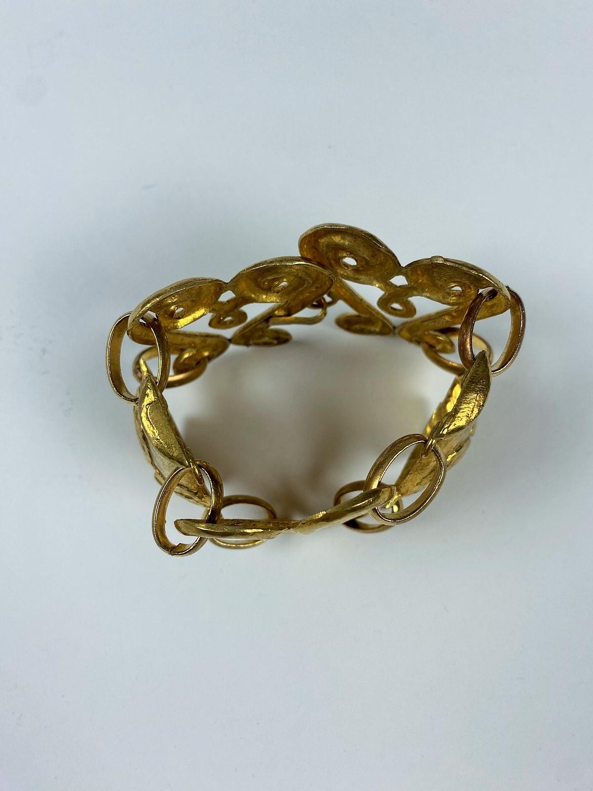 A Baroque bracelet by Marcel Rochas - France Circa 1940-1950 For Sale 9