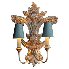 A Baroque style wall light