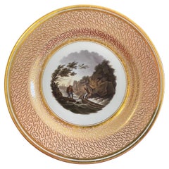Barr Flight Barr Worcester-Dessertteller C.1804-1813