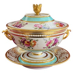 A Barr, Flight & Barr Worcester Porcelain Tureen and Stand c.1804-1807
