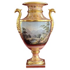 A Barr, Flight & Barr Worcester porcelain vase c.1810