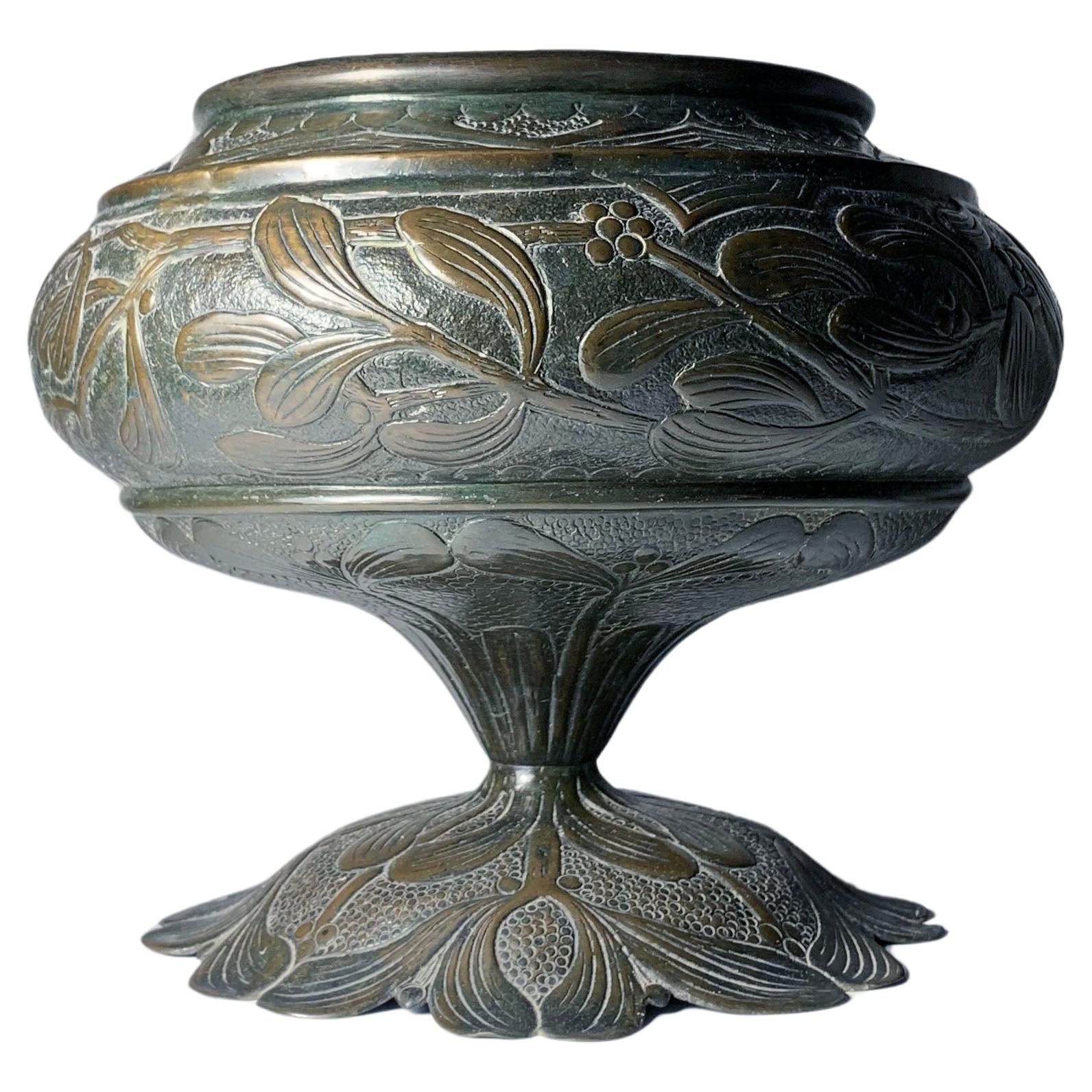 A. Bastet Lyon Art Nouveau Planter Urn or Lamp Base For Sale