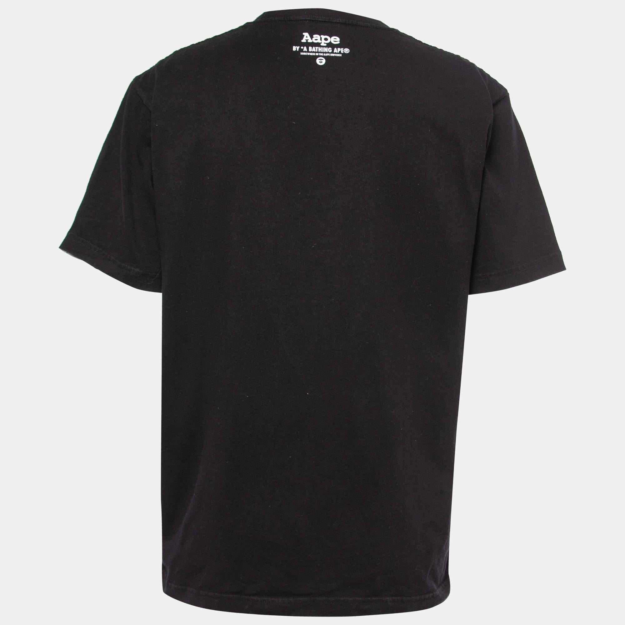 Perfect for casual outings or errands this T shirt is the best piece to feel comfortable and stylish in. It flaunts a catchy shade and a relaxed fit.