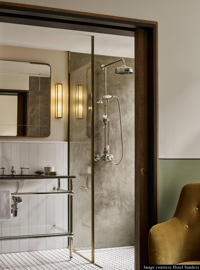 Bathroom Mirror for Sanders by Lind + Almond in Cut-Glass ...