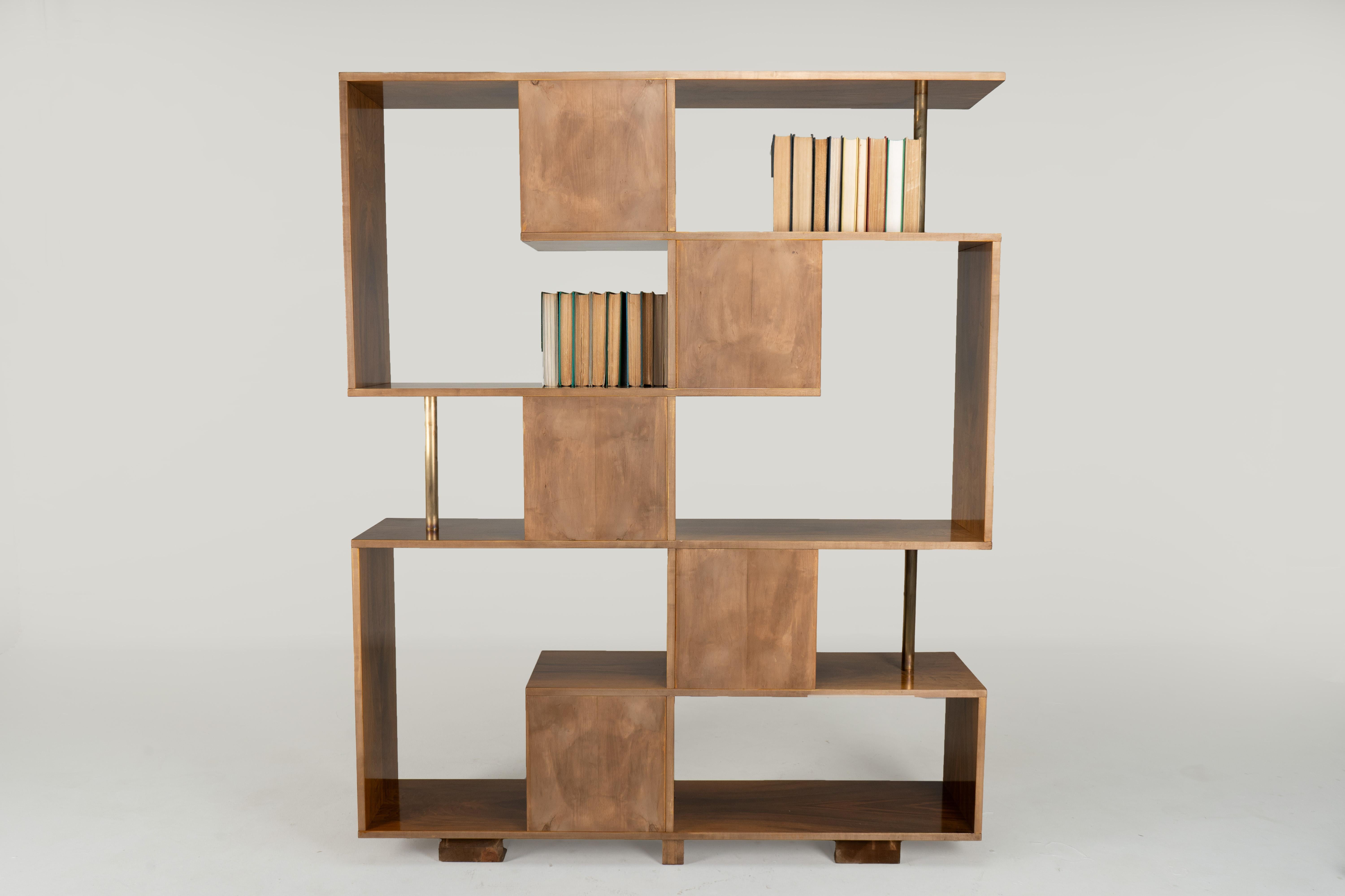 A Bauhaus-Inspired Open Shelf Display For Sale 1