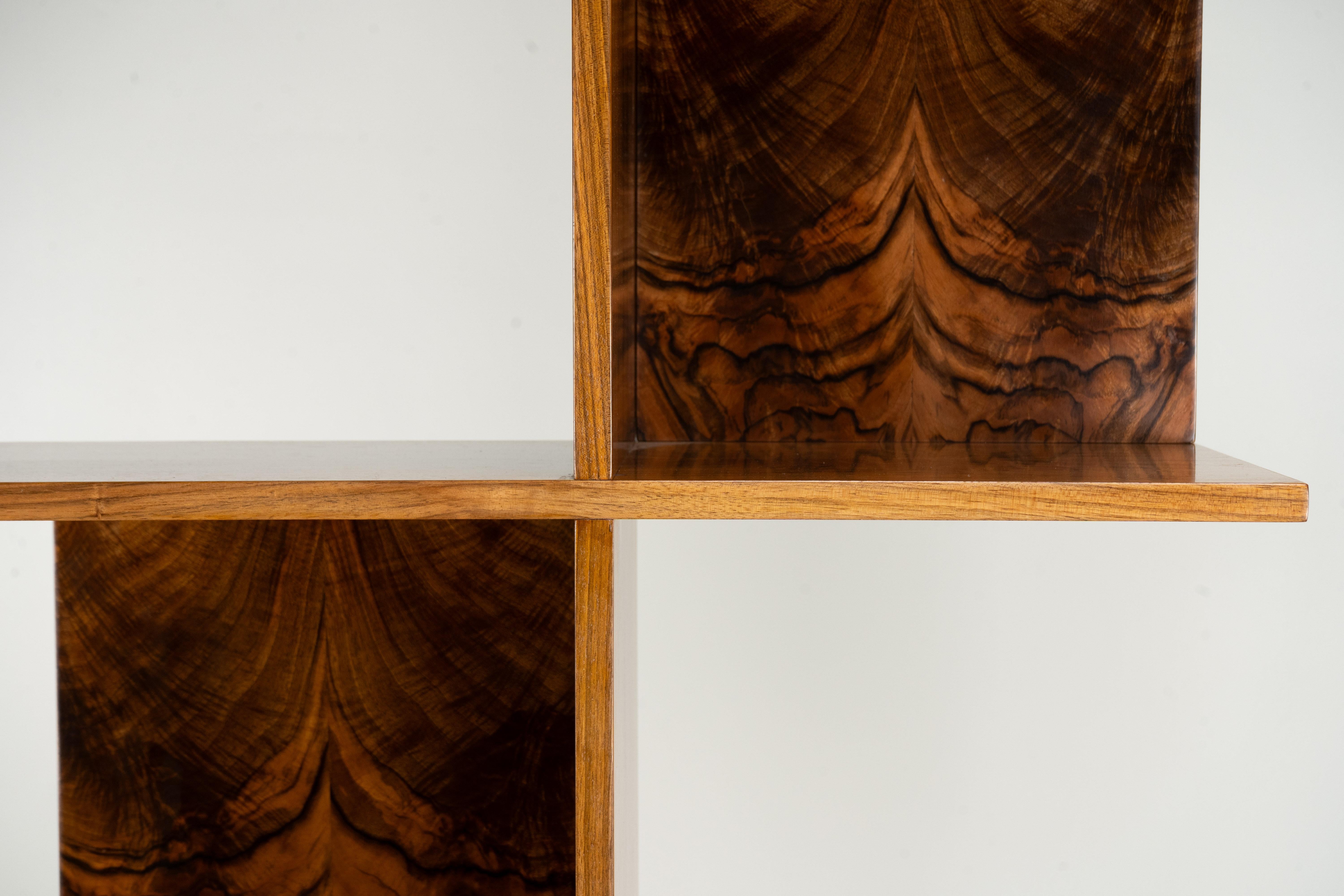 A Bauhaus-Inspired Open Shelf Display For Sale 2