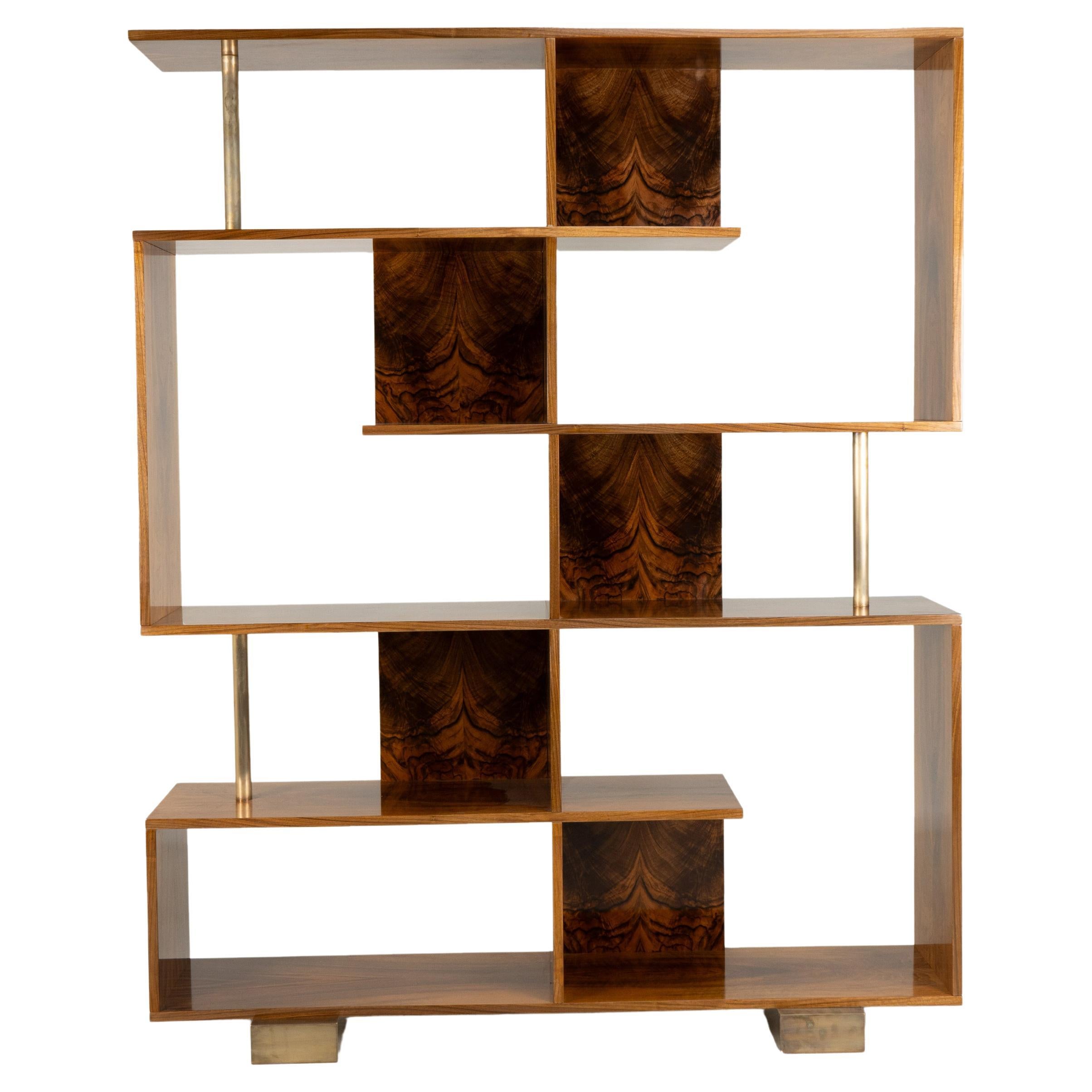 A Bauhaus-Inspired Open Shelf Display For Sale